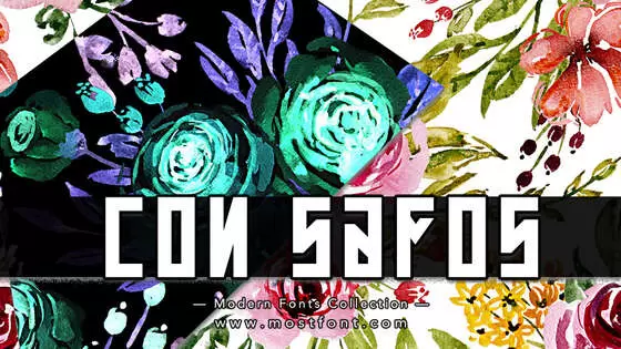 Typographic Design of Con-Safos