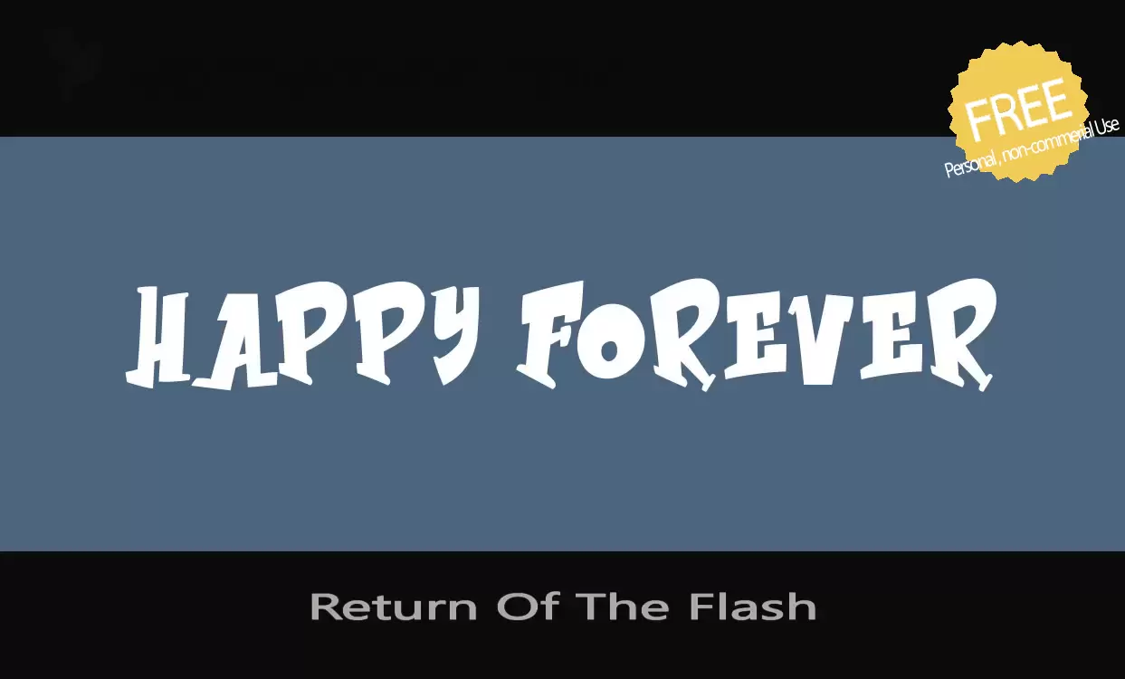 Sample of Return-Of-The-Flash