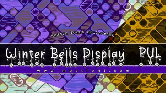 「Winter-Bells-Display---PUL」字体排版图片