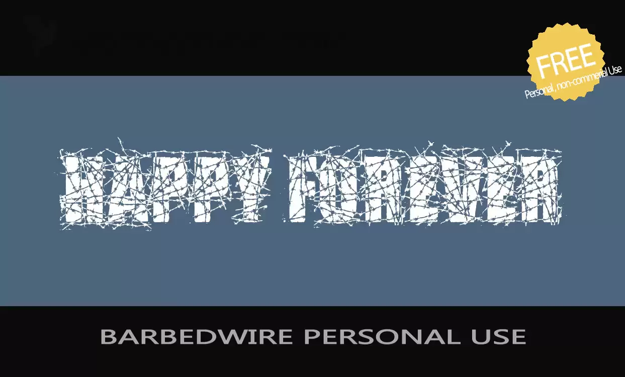 Sample of BARBEDWIRE-PERSONAL-USE