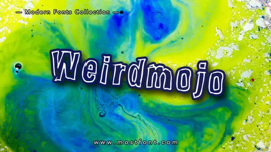 Typographic Design of Weirdmojo