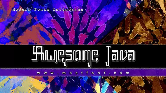 Typographic Design of Awesome-Java