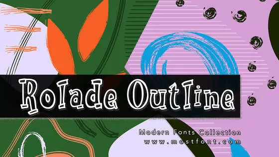 Typographic Design of Rolade-Outline