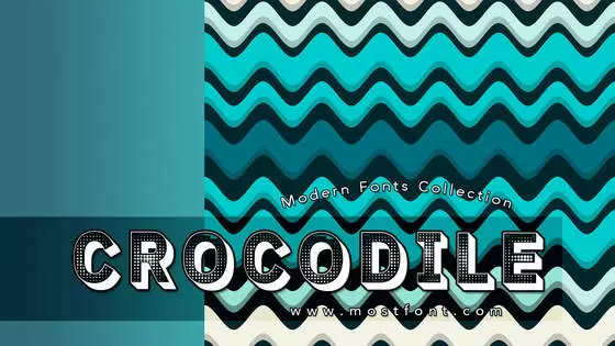 Typographic Design of Crocodile