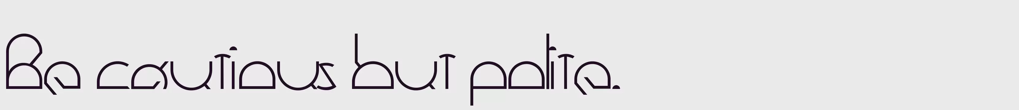 「Dawner Light」字体效果图