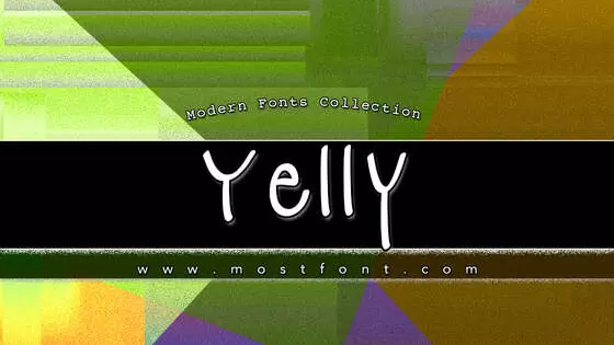 「Yelly」字体排版图片