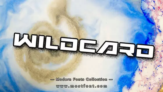 Typographic Design of Wildcard