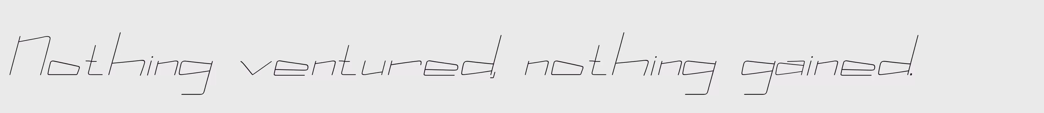 「KuppelitalicKuppel」字体效果图
