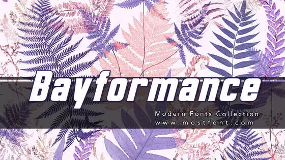 Typographic Design of Bayformance