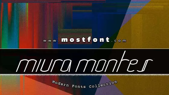 Typographic Design of Miura-Montes