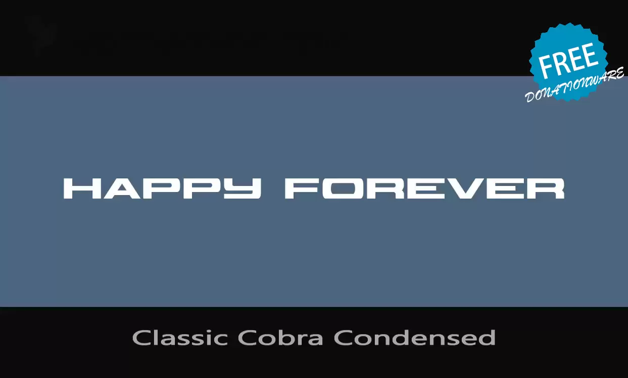 Sample of Classic-Cobra-Condensed