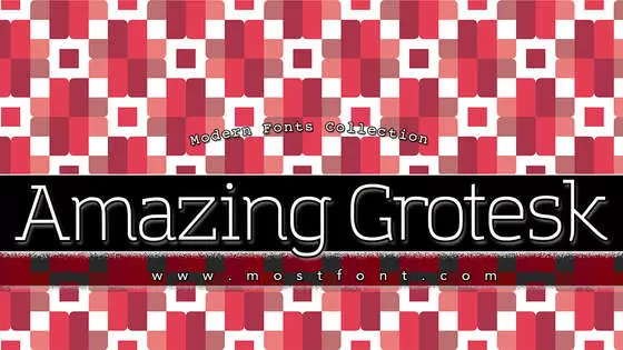 「Amazing-Grotesk」字体排版图片