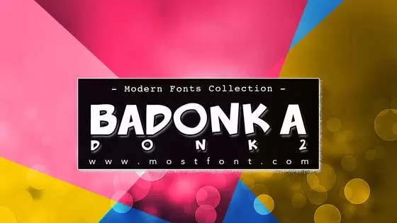 Typographic Design of Badonk-a-donk2