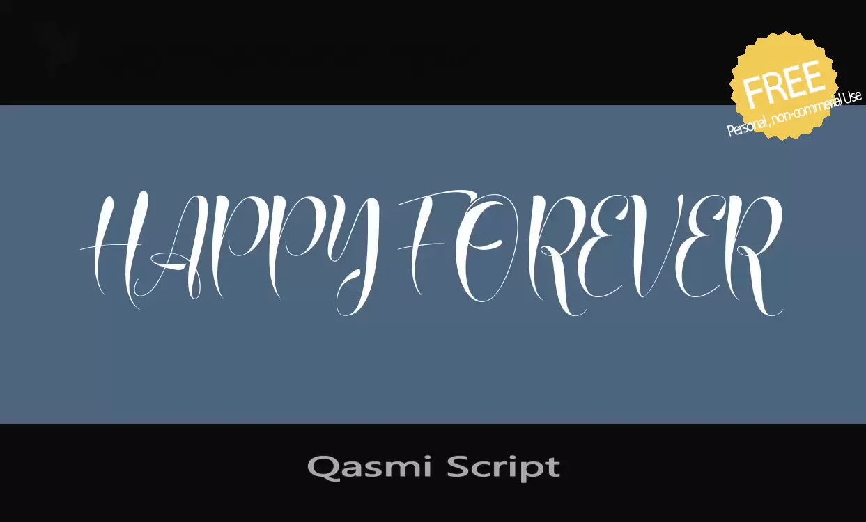 Sample of Qasmi-Script