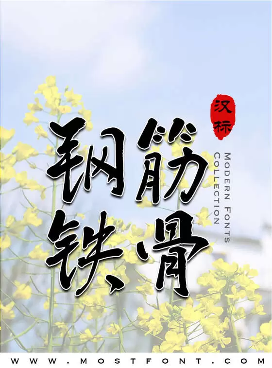「汉标清新洒脱体」字体排版样式