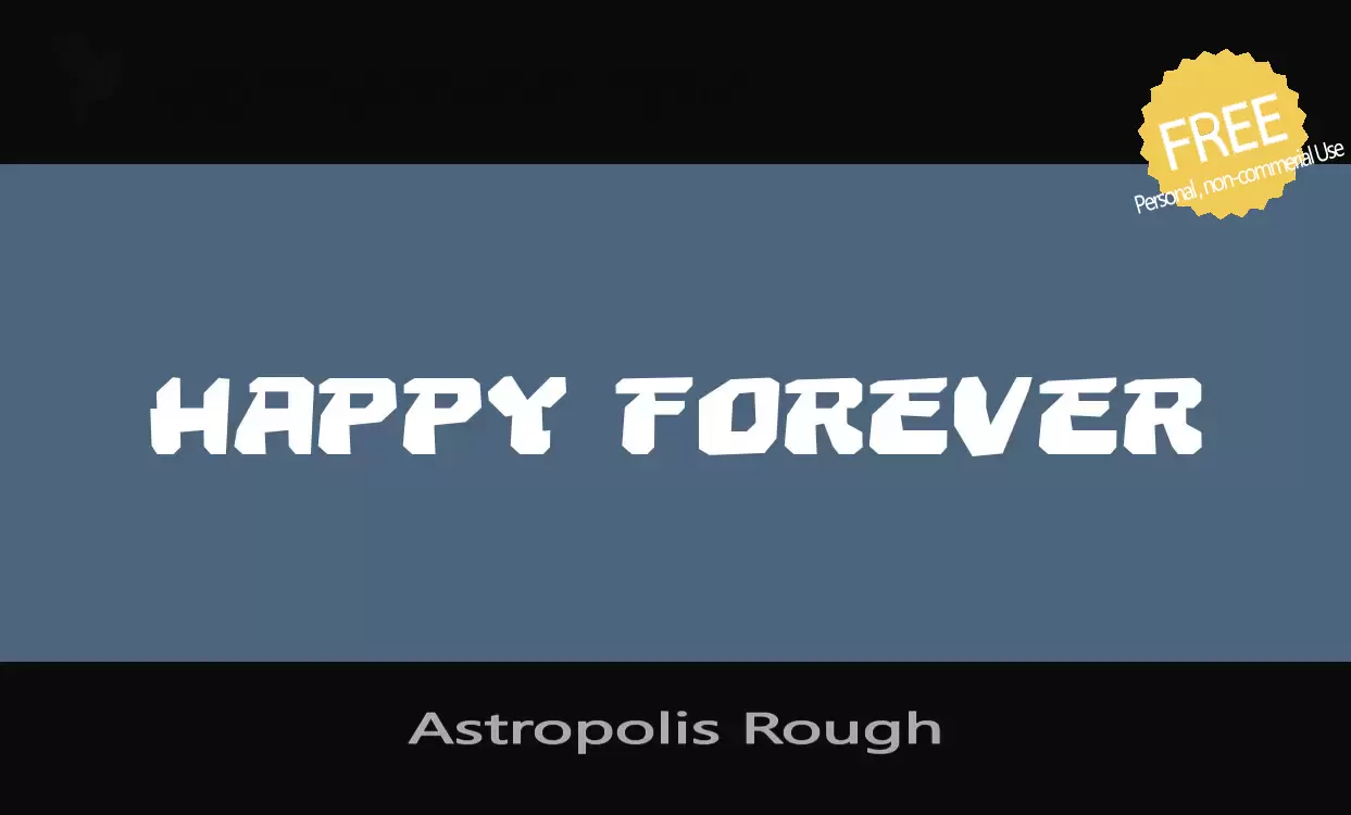 Sample of Astropolis-Rough