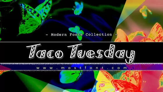 「Taco-Tuesday」字体排版图片