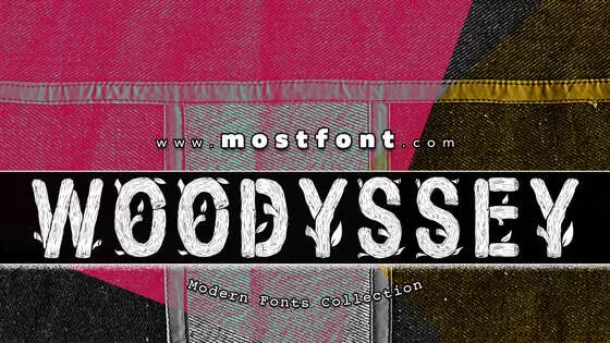 Typographic Design of WOODYSSEY