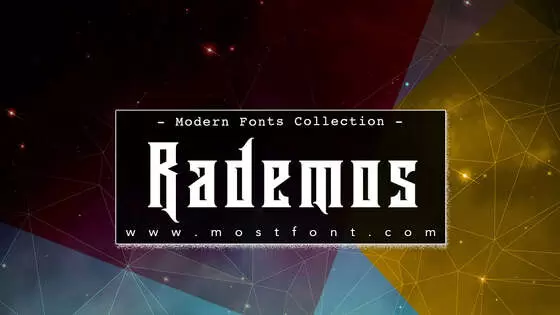 Typographic Design of Rademos
