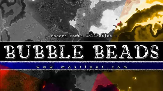 「Bubble-Beads」字体排版样式