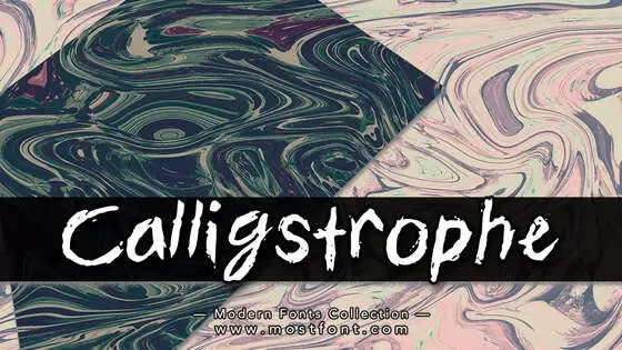 Typographic Design of Calligstrophe