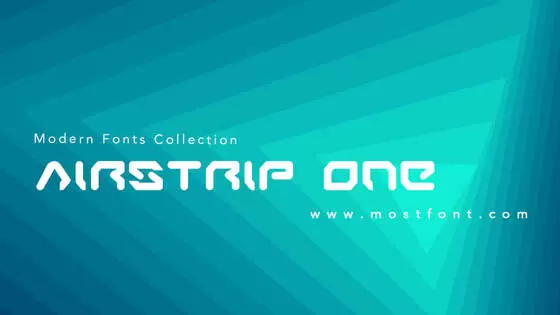 「Airstrip-One」字体排版图片