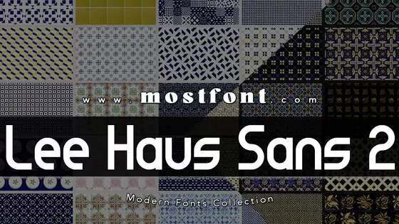 Typographic Design of Lee-Haus-Sans-2