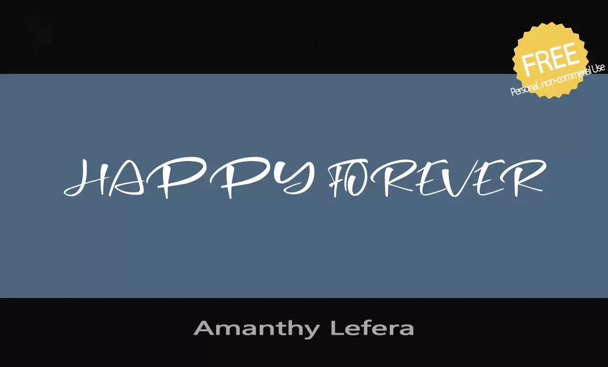 Sample of Amanthy-Lefera