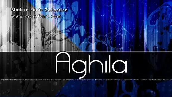 Typographic Design of Aghila