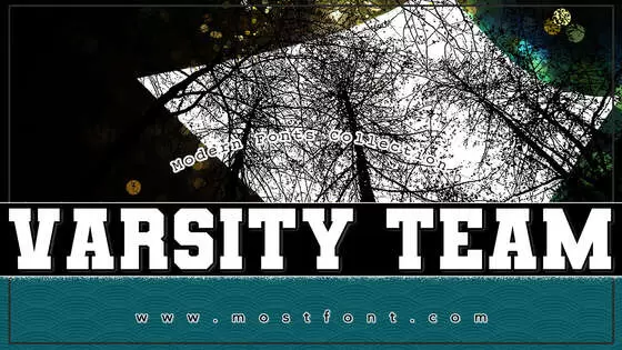 「Varsity-Team」字体排版样式