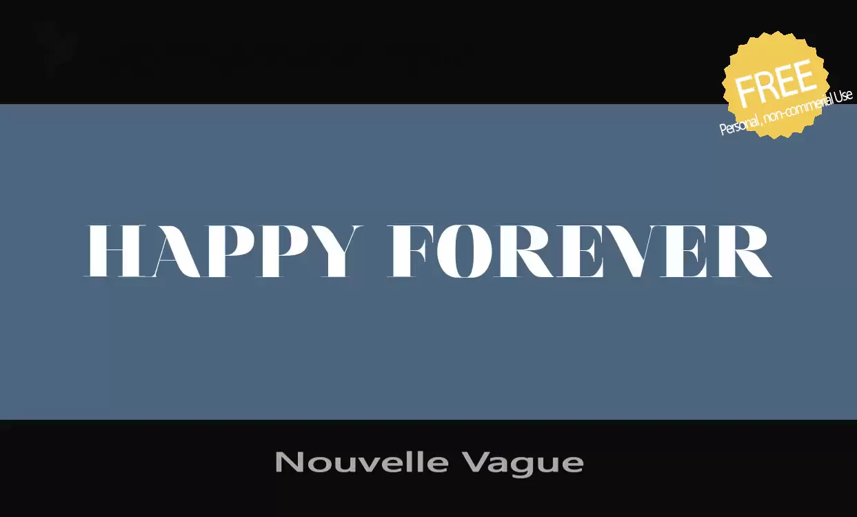 Sample of Nouvelle-Vague