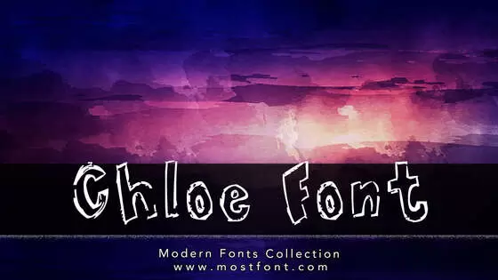 Typographic Design of Chloe-Font