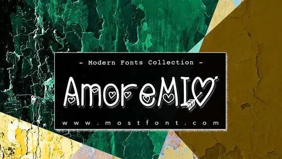 Typographic Design of AmoreMIO
