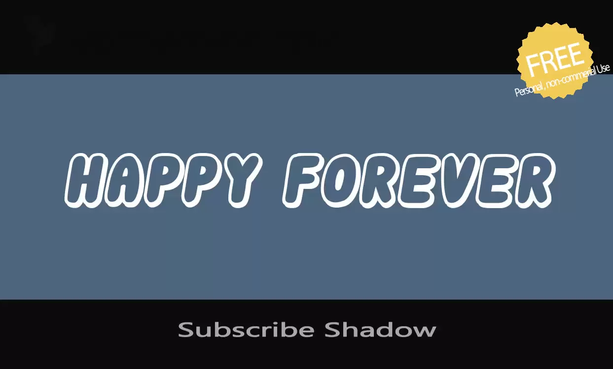 Sample of Subscribe-Shadow