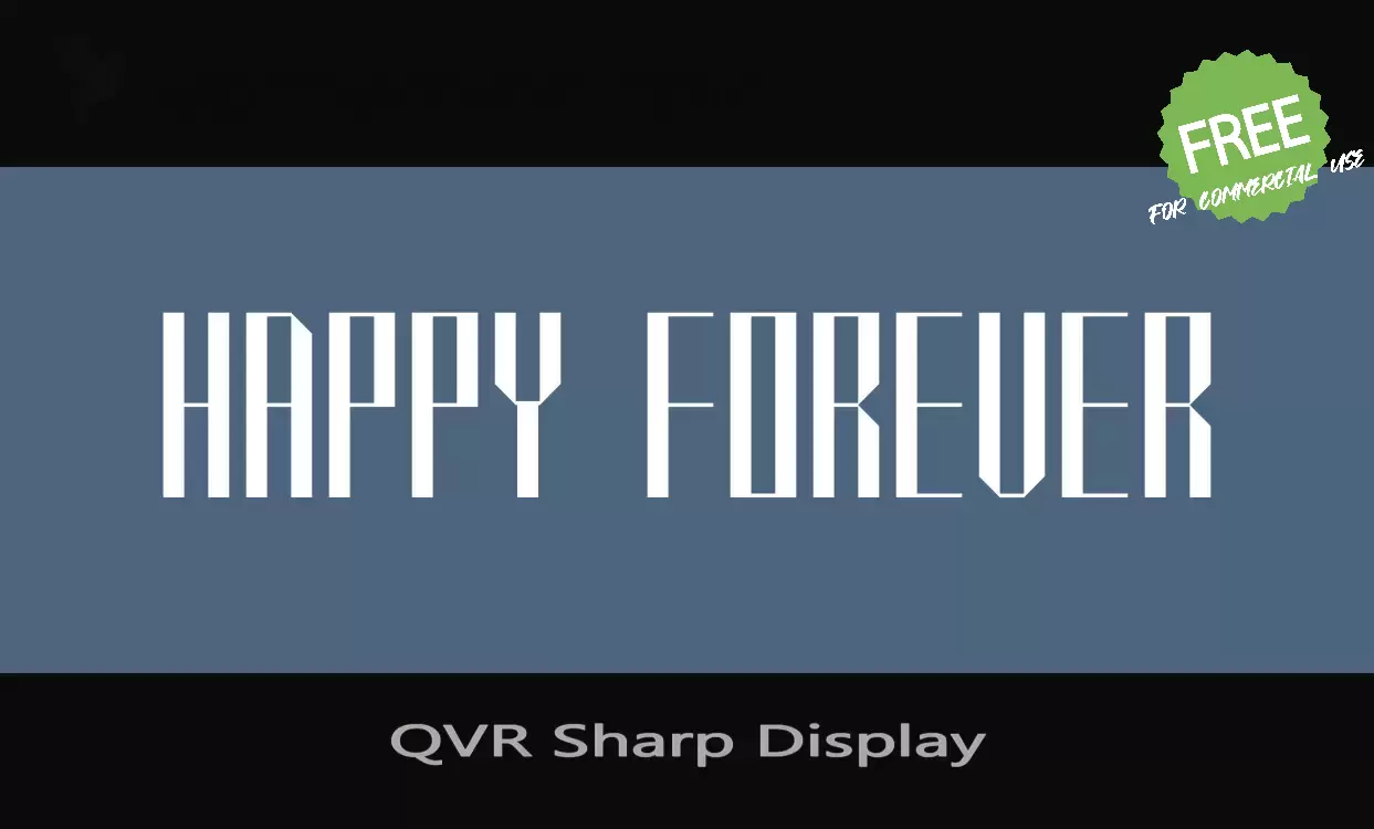 Sample of QVR-Sharp-Display