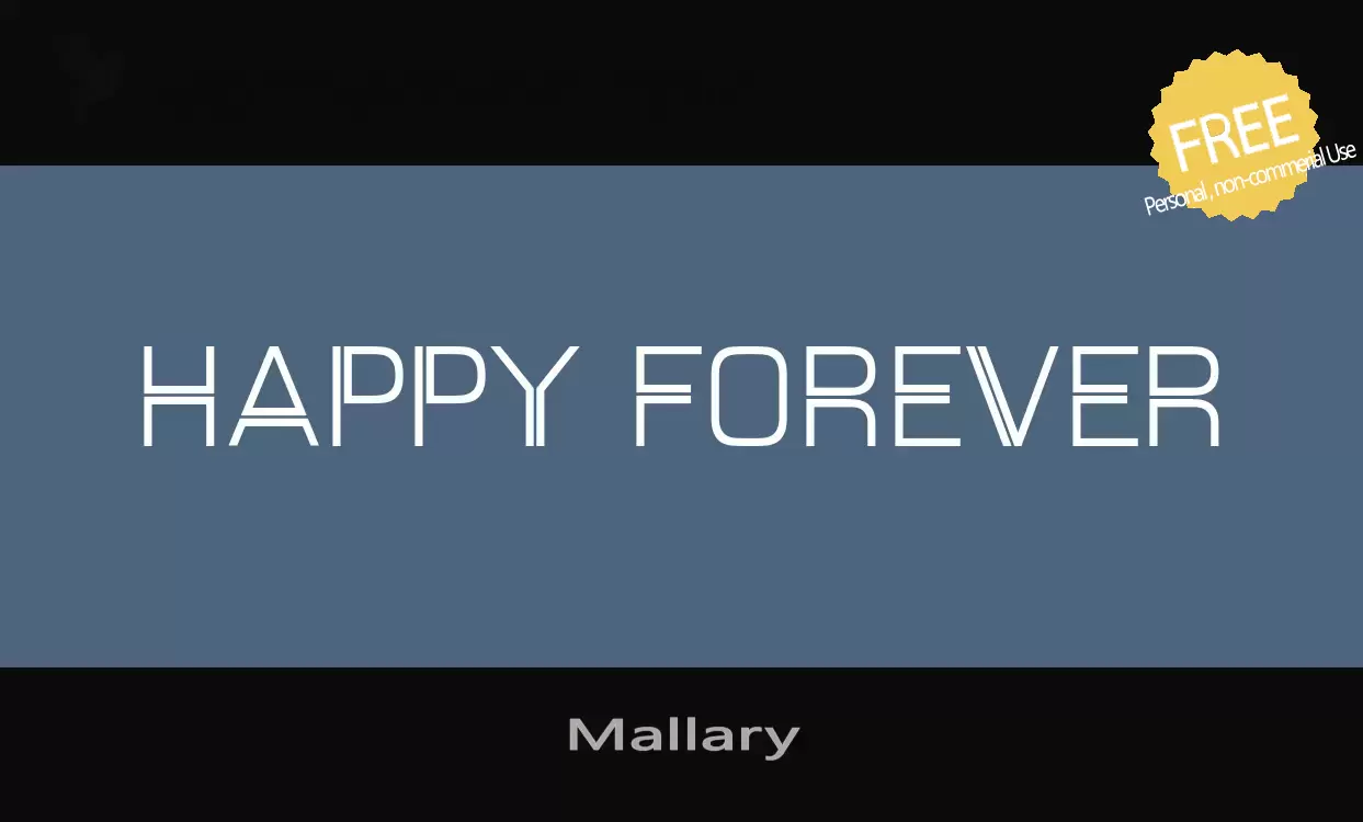 Sample of Mallary