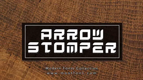 Typographic Design of Arrow-Stomper