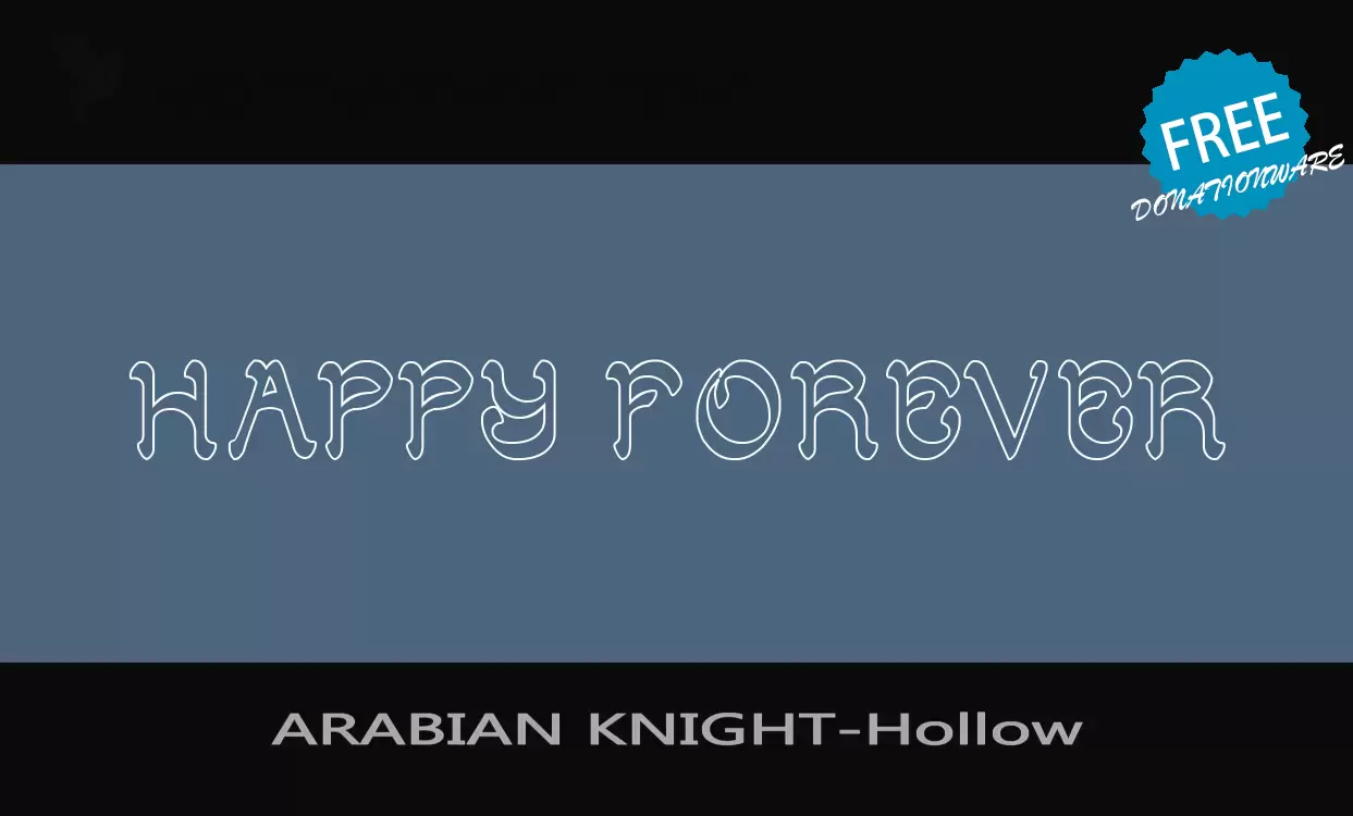 Sample of ARABIAN-KNIGHT-Hollow