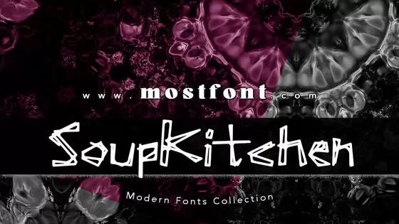 「SoupKitchen」字体排版样式