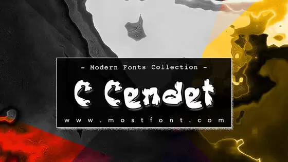 「C-Cendet」字体排版样式