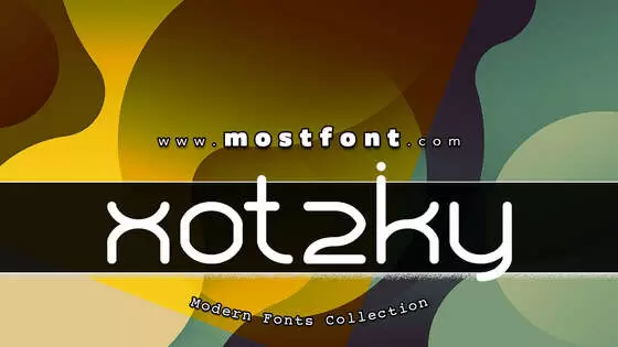 Typographic Design of Xotzky