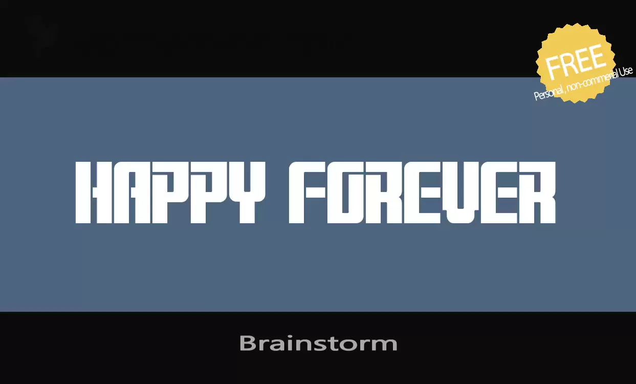Sample of Brainstorm