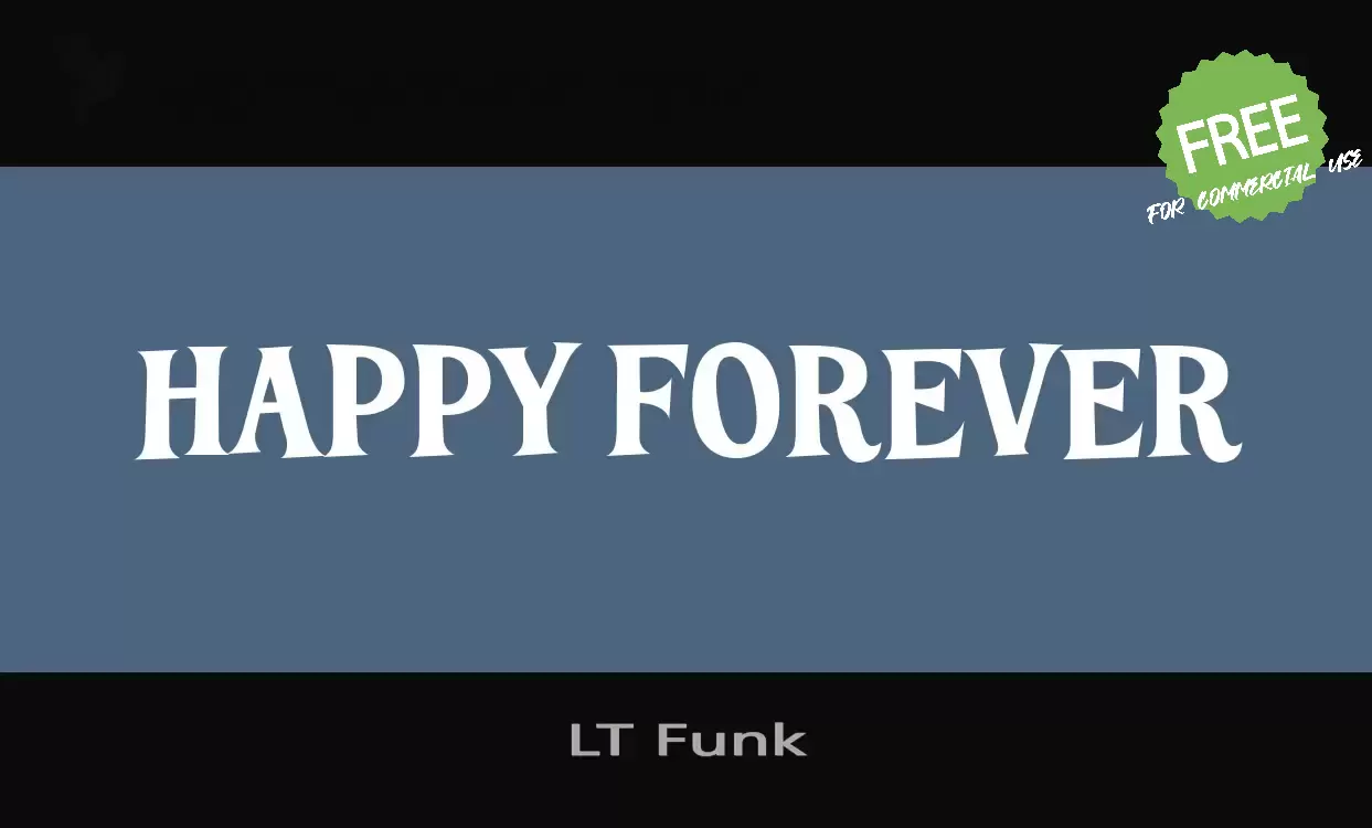 「LT Funk」字体效果图