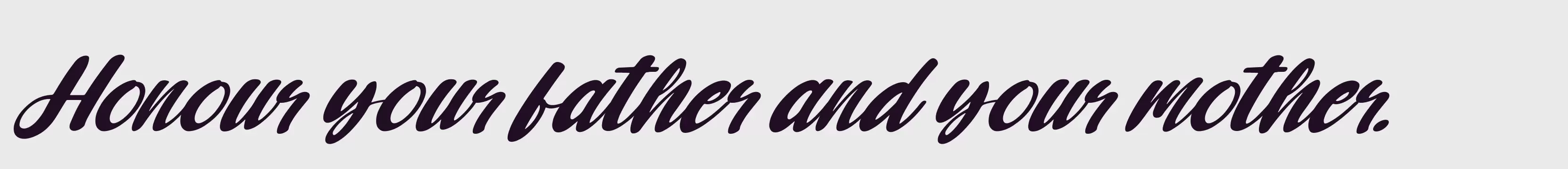 Preview Of Candywell Original Italic