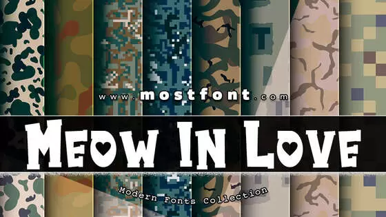 Typographic Design of Meow-In-Love-Demo