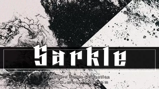 Typographic Design of Sarkle