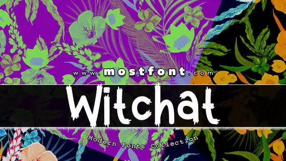 「Witchat---Personal-Use」字体排版样式