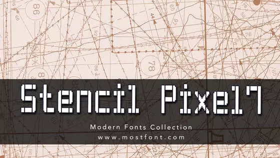 Typographic Design of Stencil-Pixel-7