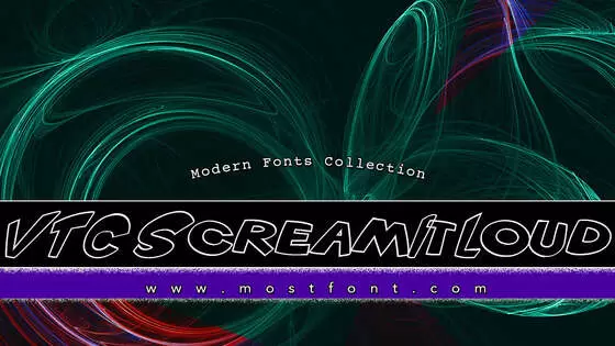Typographic Design of VTC-ScreamItLoudOutline