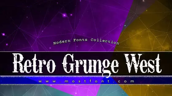 「Retro-Grunge-West」字体排版样式